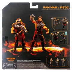 Masters Of The Universe Chronicles Action Figures 2 Pack, 2026 Movie Ram Man & Fisto, 6.5 Inch Scale