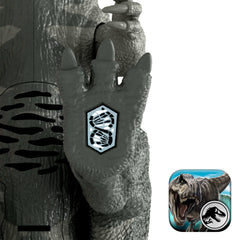 Jurassic World Wild Roar Ceratosaurus Dinosaur Action Figure Toy, Attack, Light & Sound, Scan Code