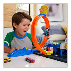Hot Wheels City Pista de Juguete Súper Estación de Policía