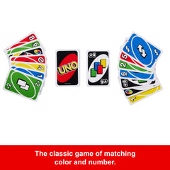 UNO Card Game For Kid, Adult & Family Night & Parties, Color Blind Accessible & Customizable Cards