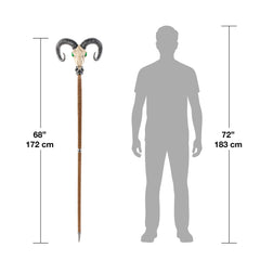 Masters Of The Universe Deluxe Movie Havoc Staff For Collector Role Play, Lights & Smoke, 5 Feet Plus