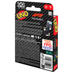 Uno F1 Jeu de Cartes