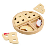 Fisher-Price Tiny Garden Wooden Fruit Pie, Pretend Food Puzzle Set For Kids, 16 Wood Pieces
