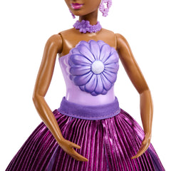 Barbie®-Poupée Pétals Pop Violette et Accessoires