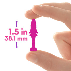 Barbie Mini Barbie Land Fashionistas Dolls, 1.5-Inch Dolls in Perfume Compact, Surprise Reveal