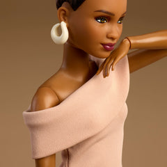 Barbie-Barbie Basics Modèle 08-Poupée Brune Avec Robe Brune