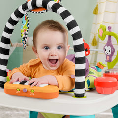 Centre D’Activités Musicales Pour Bébés et Table de Jeu Pour Tout-Petits Singe Violet 2 en 1 Fisher-Price