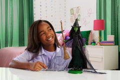 Universal Pictures’ Wicked: For Good Deluxe Elphaba Doll With Movie-Inspired Outfit & 4 Accessories