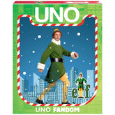 UNO Fandom Elf Card Game With Collectible Foil Card For Kids, Adults & Family Night