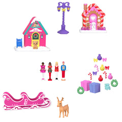 Barbie Mini Barbieland Collectible Advent Calendar With 1.5-Inch Dolls & 24 Days Of Surprises