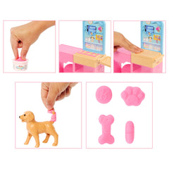 Barbie Profissões Conjunto de Brinquedo Veterinária com Animais de Estimação e Acessórios