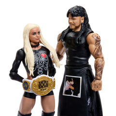 WWE Main Event Showdown Dirty Dominik Mysterio & Liv Morgan Action Figures Set, Series #25, 6-Inch