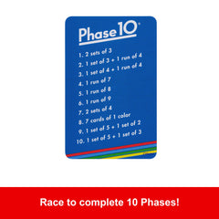Phase 10 Card Game For Families, Adults And Kids, Rummy-Style Play in A Storage Tin