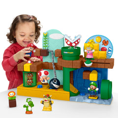 Coffret de Jeu Aventures de Mario My Mario Little People de Fisher-Price Avec 6 Figurines Pour Le Jeu Musical des Tout-Petits