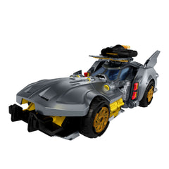 DC Premier Batmobile Vehicle, Batman Signature Crime Fighting Car With Bat-Drone Cannon