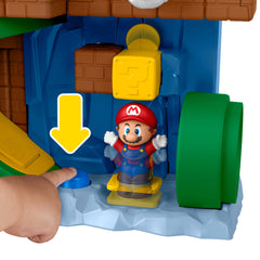 Little People Mario Bros Brinquedo para Bebês FP Little People Playset Mundo Do Mario Bros