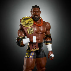 WWE Elite Oba Femi Action Figure, Series #121Set, 6-inch Collectible With Accessories