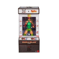 WWE X Street Fighter Bianca Belair Action Figure & Accessories, 6-Inch Collectible Cammy Mashup Set