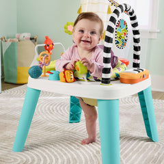 Centre D’Activités Musicales Pour Bébés et Table de Jeu Pour Tout-Petits Singe Violet 2 en 1 Fisher-Price