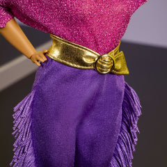 Barbie Signature Tribute Collection Debbie Allen Doll in Purple Fringe Pants And Legwarmers