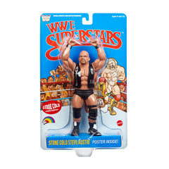 Ljn WWE Superstars “Stone Cold” Steve Austin Action Figure, 1980s Retro 8-Inch Collectible Toy
