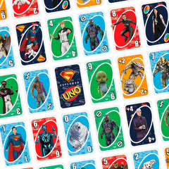 UNO Superman Card Game For Kid, Adult & Family Nights, Toy Collectible Inspired By The Movie