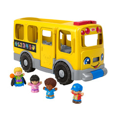 Little People Brinquedo para Bebês Caminhão Escolar Fazendo Novos Amigos