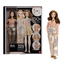 Barbie You Create Barbie Basics Neutral Kit 003, Customizable Fashion Doll & Universal-Fit Clothing