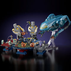 Mattel Brick Shop Masters Of The Universe Attack Of The Collector Building Toy Kit (593 Pieces), For Collectors