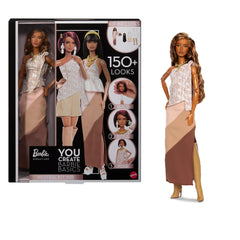 Barbie You Create Barbie Basics Neutral Kit 001, Customizable Fashion Doll & Universal-Fit Clothing | Mattel