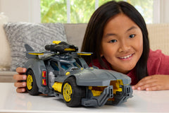 DC Premier Batmobile Vehicle, Batman Signature Crime Fighting Car With Bat-Drone Cannon