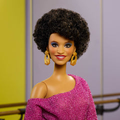 Barbie Signature Tribute Collection Debbie Allen Doll in Purple Fringe Pants And Legwarmers
