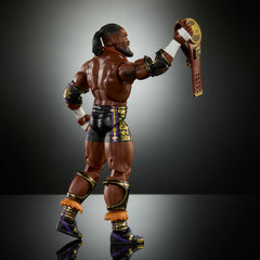 WWE Elite Oba Femi Action Figure, Series #121Set, 6-Inch Collectible With Accessories