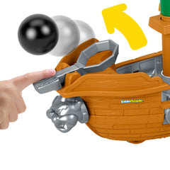 Fisher-Price-Coffret La Forteresse Volante de Bowser Little People