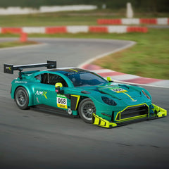 Mattel Brick Shop Hot Wheels-Coffret de Construction Aston Martin Vantage Gt3