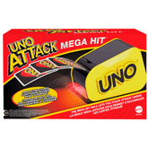 UNO Attack MEGA Hit Card Game For Kids, Adults And Family Night, Card Blaster