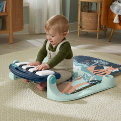 Fisher-Price Tapis D’Activités Pour Bébé, Piano, Jouets, Faon Marine