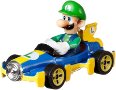 Hot Wheels Mario Kart Veículo de Brinquedo Luigi Mach 8