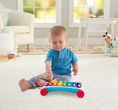 Fisher-Price Classic Xylophone Toddler Pretend Musical Instrument Pull Toy