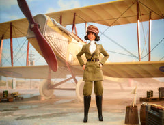 Barbie Signature Bessie Coleman Doll, Inspiring Women Series, Collectible in Displayable Packaging