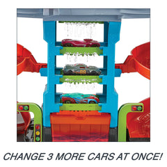 Hot Wheels City MEGA Car Wash With 1 Color Shifters Car, Toy For Kids