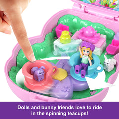 Polly Pocket Core Compact Playsets With Doll, Pet, & Accessories, Travel Toys With Surprise Reveals