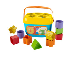 Fisher-Price Baby's First Blocks Shape-Sorting Toy, Set Of 10, For infants 6+ Months