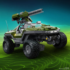 Mattel Brick Shop Hot Wheels Halo UNSC M12 Warthog Building Toy Kit