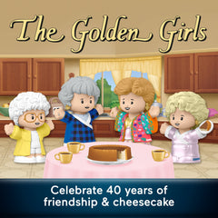 Little People Collector The Golden Girls Late Night Cheesecake, 40th Anniversary Set For Adults & Fans