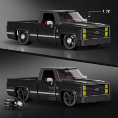Coffret de Construction Mattel Brick Shop Hot Wheels, Chevy Silverado 1983