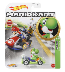 Hot Wheels Mario Kart Vehículo de Juguete Yoshi Pipe Frame