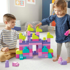 Mega Bloks Sac Rose 80 Briques