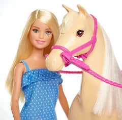 Barbie et Son Cheval, Poupée Blonde