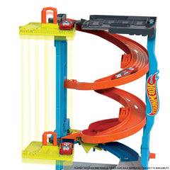 Hot Wheels City-Tour Spirale Transformable-Coffret, 1 Voiture Incluse